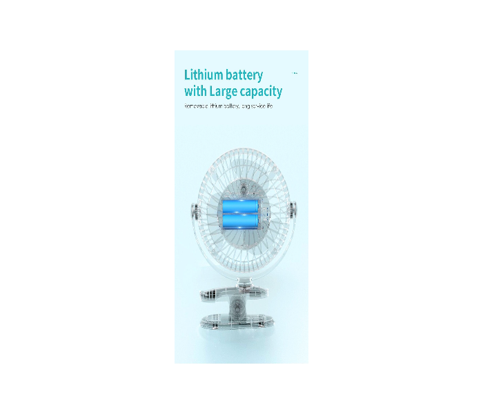 Portable Rechargeable Battery Mini Fans USB Plug In For Office Bedroom Rotating 360 Rechargeable Car Standing Small Clip Fans in UAE