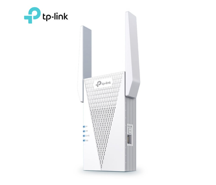 TP-Link Blazing-Fast AX3000 RE715X Durable Polycarbonate White Wi-Fi 6 Performance Seamless Mesh Network Whole Home Coverage Indoor Signal Booster in UAE