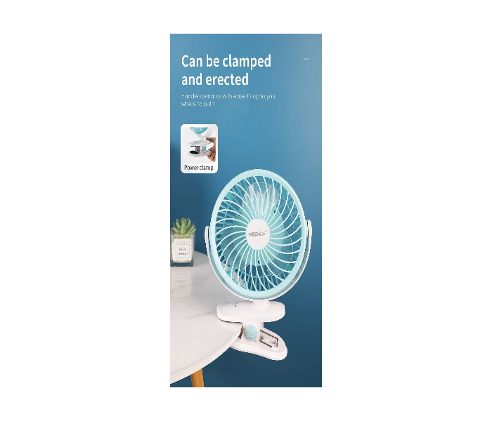 Portable Rechargeable Battery Mini Fans USB Plug In For Office Bedroom Rotating 360 Rechargeable Car Standing Small Clip Fans in UAE