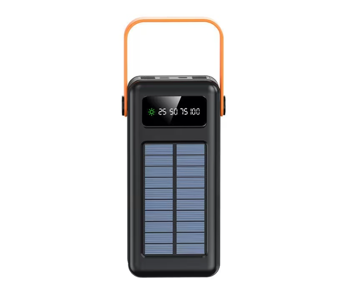 50000mAh Solar Power Bank 22.5W Fast Charging Portable Charger with LED Torch, Multi-Port Outdoor Emergency Battery Pack in UAE