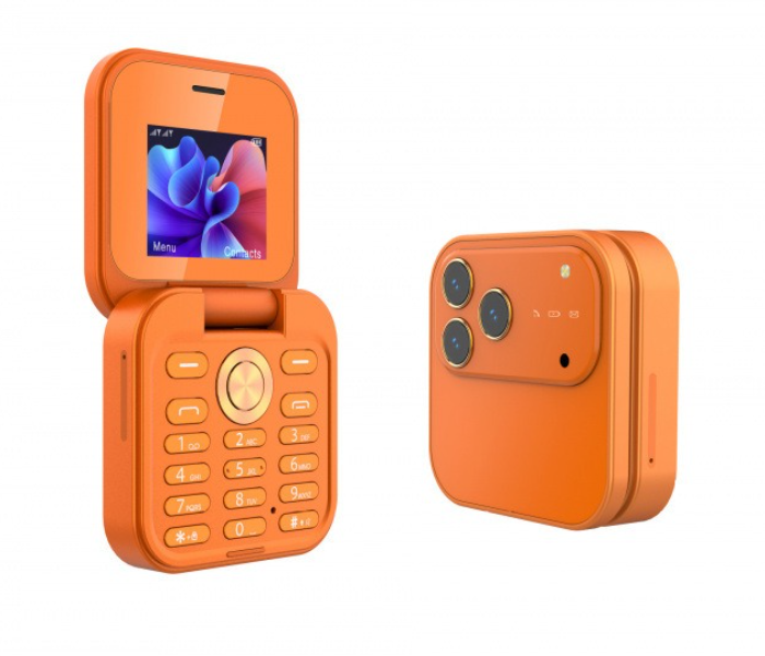 2026 17 PRO edition New Mini Flip Mobile Phone 2 SIM Card Small Display Foldable Cell Phone, Unlocked Flip Phone in UAE