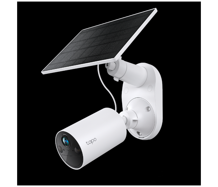 TP-Link Solar-Powered Tapo C410 KIT Weatherproof ABS White Continuous Non-Stop Power 2K 3MP Full-Color Night Vision Outdoor Security Solution in UAE