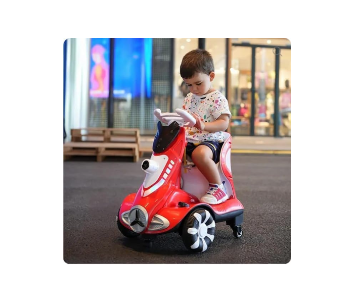 Kids' Electric Vehicles, 6V 4A Dual DriveRide On Car for Toddlers with Automatic Bubble Function, and Music Electric Car for 3-6 Years Kids in UAE