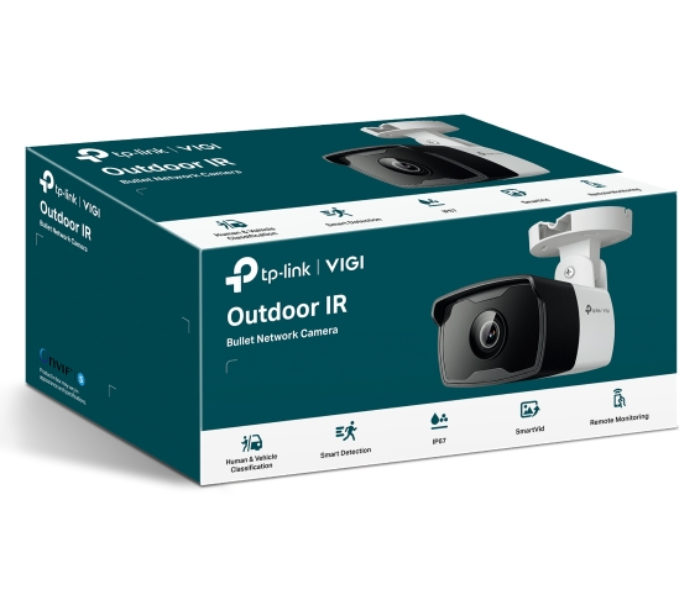TP-Link VIGI 3MP Outdoor IR Bullet Camera C330i Weatherproof Metal & Polymer White Crystal-Clear Video Capture Smart Detection Surveillance Professional Security Solution in UAE