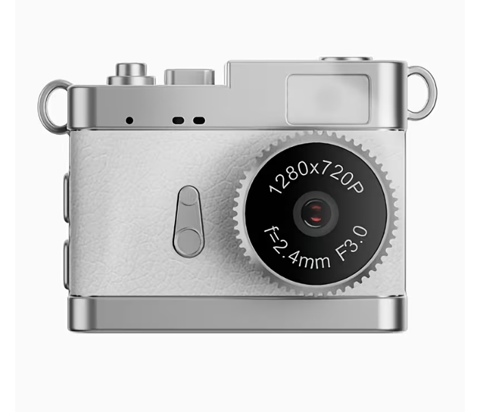 Keychain Camera Features a 0.96-Inch Screen, Is Ultra-Lightweight, And Has a Vintage Style. Making It Perfect for Photography Enthusiasts And Suitable for Everyday Use As a Digital Camera SILVER. in UAE