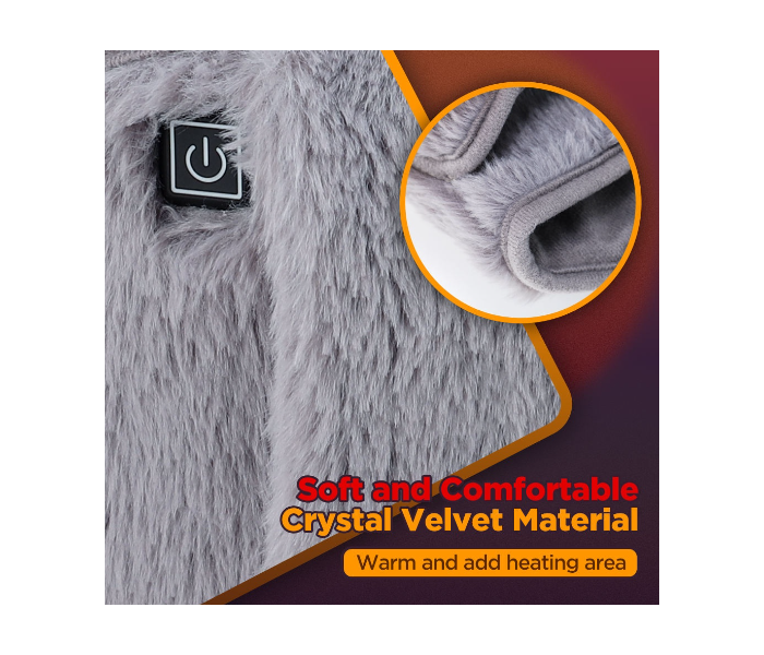 3-Level Adjustable Electric Heated Waist Belt Utterus Warming Pad for Menstrual Relief Abdomen Hand Warmer in UAE