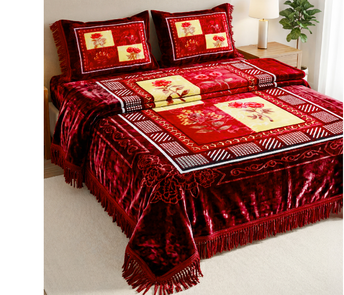PARRY LIFE PLBL7516 Premium Season Blanket Set - Maroon in OMAN