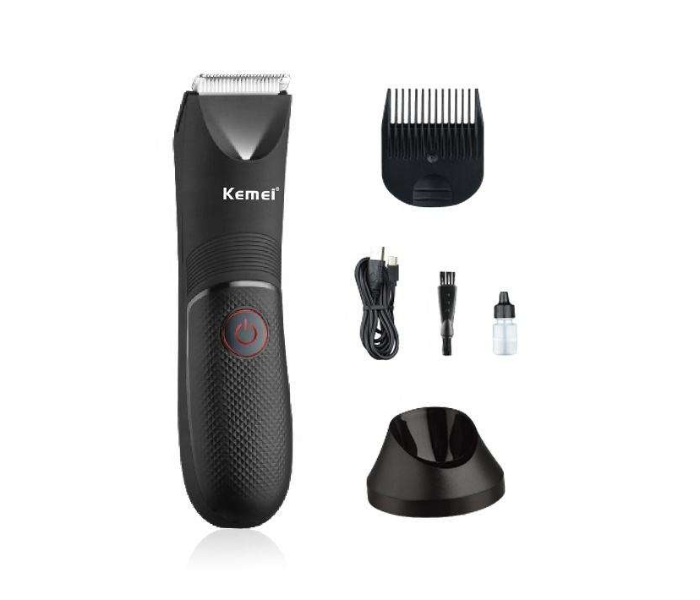 For Kemei KM-1838 USB Base Washable Men's Shaver & Groin Beard Trimmer Multifunction Ceramic Electric Haircutting Machine in UAE