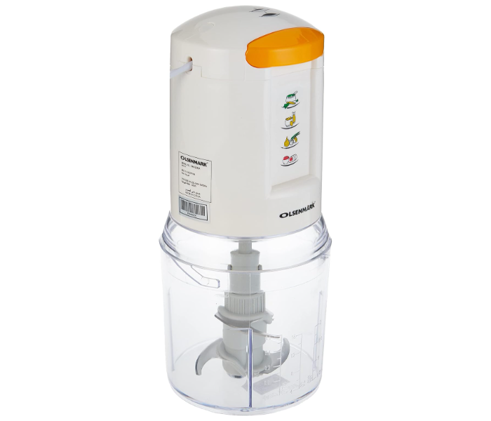 Olsenmark OMC2246 500 ml Multi Chopper Bowl - White & Black in UAE