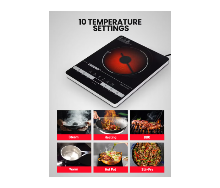 Geepas GIC33013 2000W Infrared Cooker in UAE