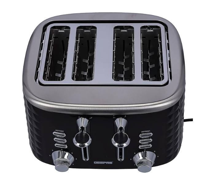 Geepas GBT36537 4 Slice Bread Toaster - Black in UAE