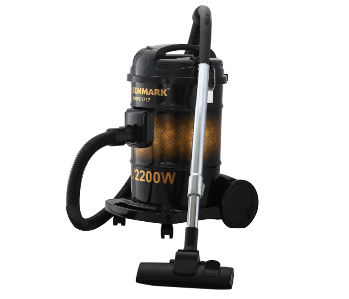 Olsenmark OMVC1717 High efficiency Drum Vacuum Cleaner - Black in UAE