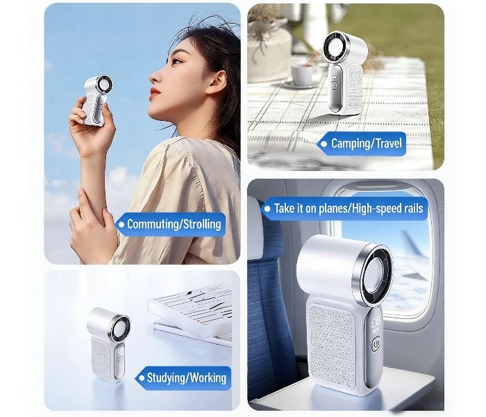 Super Mini USB Rechargeable Pocket Fan Portable Small Hand Fan in UAE