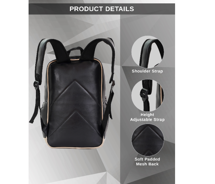 Para John PJBP6665 16Inch Genuine Leather Backpack - Green in UAE