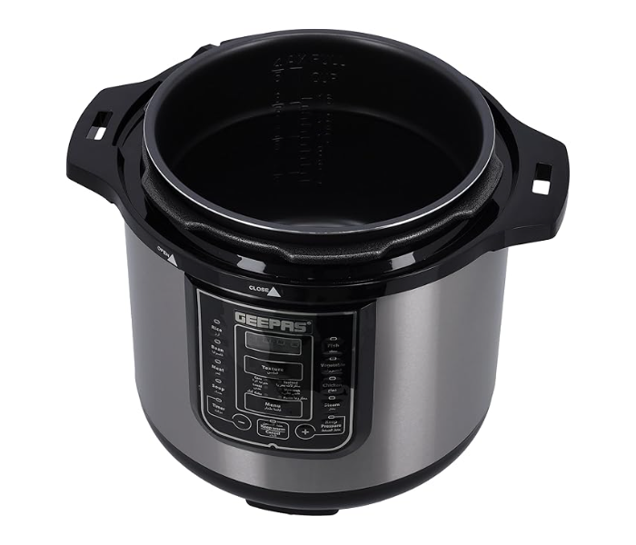 Geepas GMC35030 Digital Multi Cooker - Silver and Black in UAE