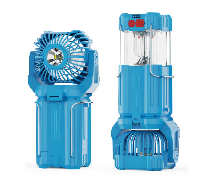 Multi-functional Outdoor Use Powerful Type-c Rechargeable Aluminum Alloy Waterproof Outdoor Solar Camping Fan in UAE