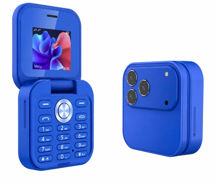 2026 17 PRO edition New Mini Flip Mobile Phone 2 SIM Card Small Display Foldable Cell Phone, Unlocked Flip Phone in UAE