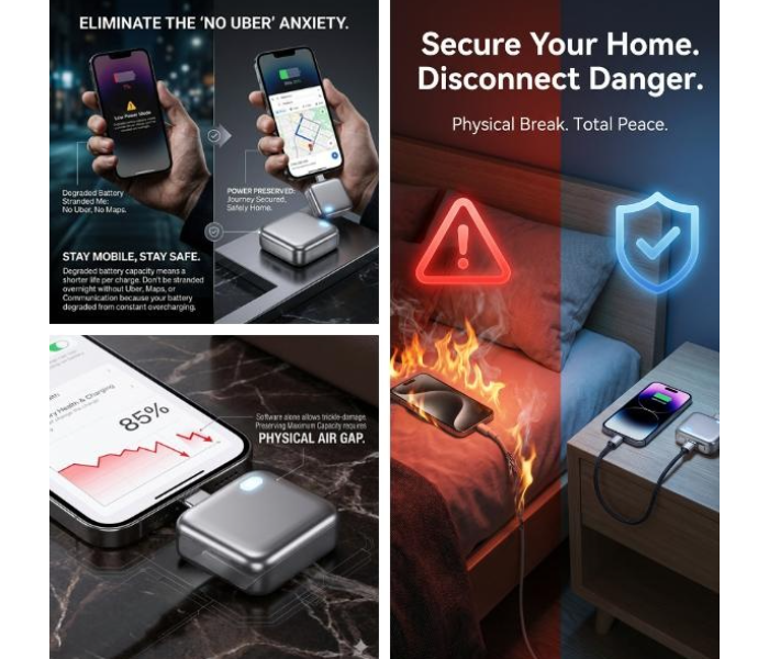 Automatic Separator with AI Recognition for Automatic Power-off and Unplugging for phone in UAE