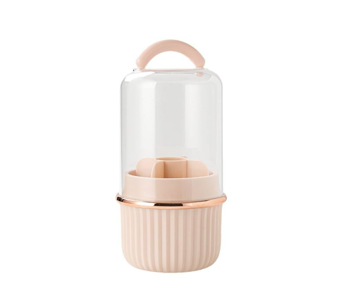 Cross Border Popular Makeup Brush Rotating Grid Storage Container Dustproof Dressing Table Pen Holder in UAE