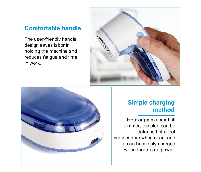 Lint Remover Fabric Shaver, Portable Lint Removers for Clothes, Rechargeable Electric Lint Remover, Clothes Shaver with USB Charging Cord for Quick Debobbler Clothes, Garments, Bedding, Furniture in UAE