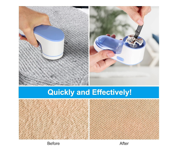 Lint Remover Fabric Shaver, Portable Lint Removers for Clothes, Rechargeable Electric Lint Remover, Clothes Shaver with USB Charging Cord for Quick Debobbler Clothes, Garments, Bedding, Furniture in UAE