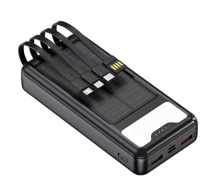 CALUS Solar360 Power Bank with 4 Built-In Charging Cables 30000mAh in UAE