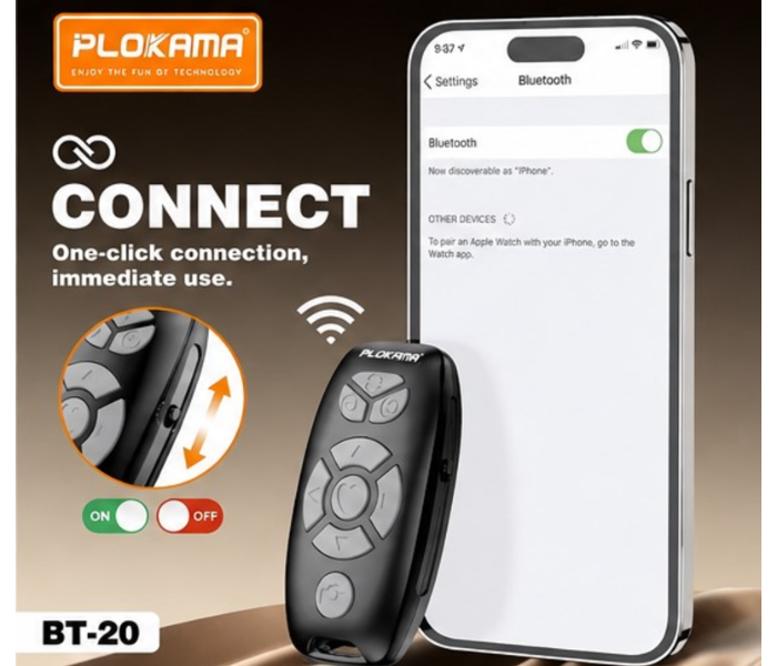 Plokama BT-20 Bluetooth Remote Control (10M Range) in UAE
