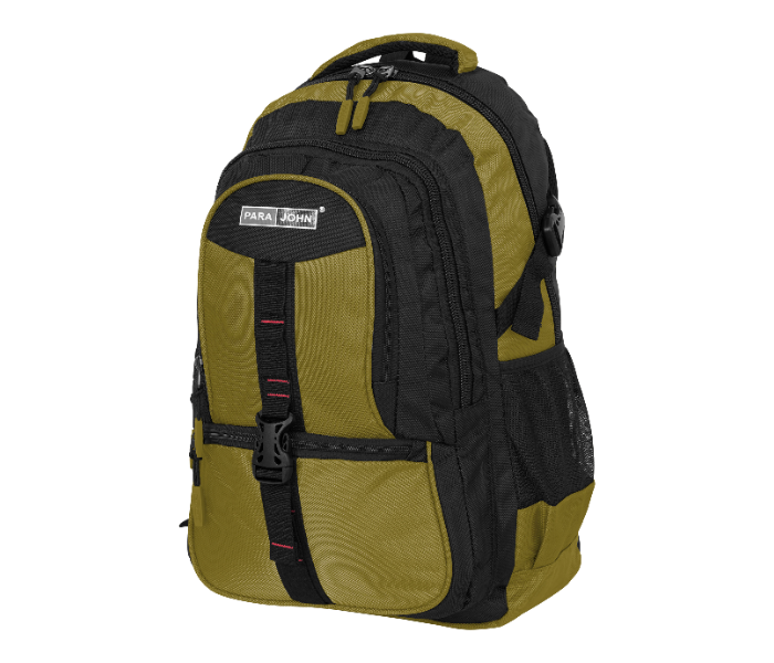 Para John PJSB6007A18 Multi-Compartment Stylish Student Backpack 18 Inch - Olive Green in UAE