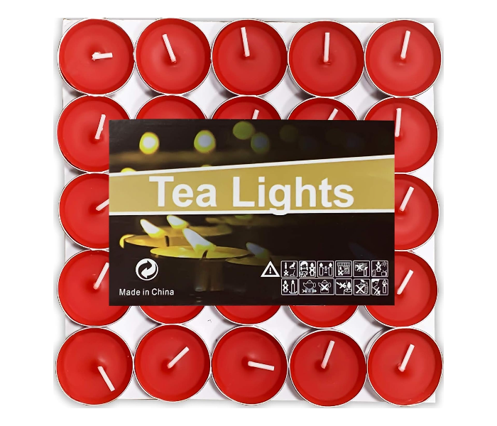 Scented Candle Romantic Proposal Colorful Ghee Wax 2 Hours 25 Mini Tealight Candles in UAE