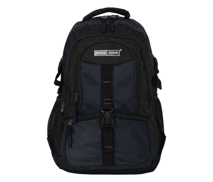 Para John PJSB6007A18 Multi-Compartment Stylish Student Backpack 18 Inch - Dark Navy Blue in UAE