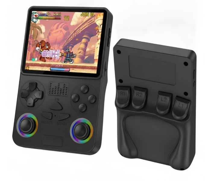 J36 Ultra Handheld Retro Game Console With 3.5-Inch IPS HD Display Grey in UAE