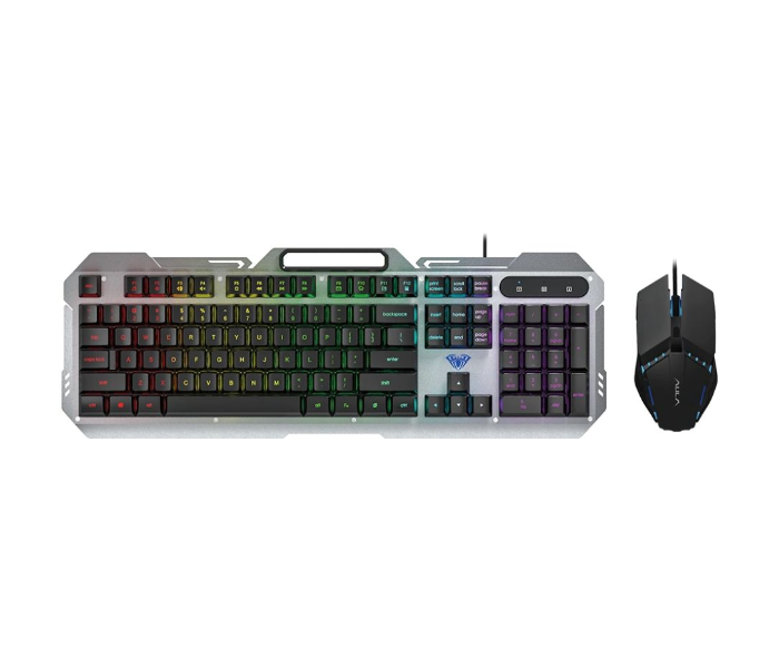 Aula F2023 Combo Wired Membrane Gaming Keyboard and Mouse | Black (F2023Combo) in UAE