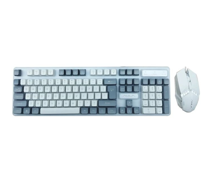 AULA F3061 Membrane Gaming Keyboard + Mouse Combo – Grey in UAE