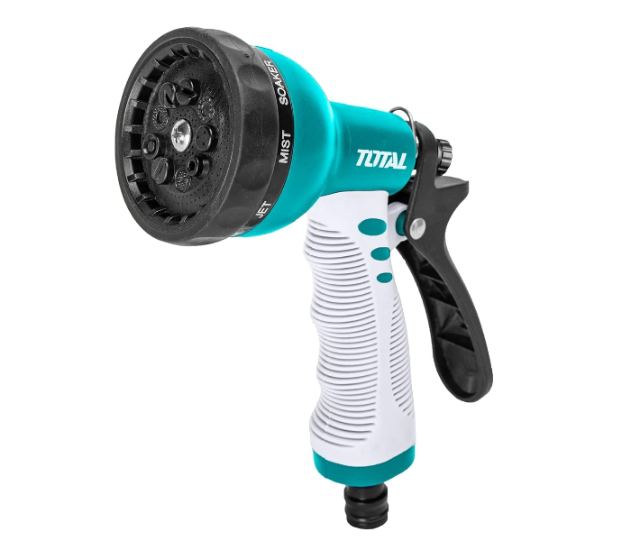 TOTAL 9-Pattern Garden Hose Spray Nozzle – Adjustable Water Spray Gun for Lawn, Garden, Car Washing & Plant Watering | THWS010901 in UAE