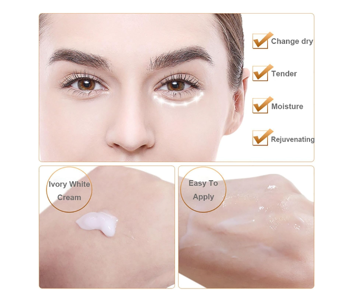 Snail Eye Contour Cream, Moisturizing and Firming, Reduces Dark Circles and Bags, Women's Anti-Wrinkle Cream, Light Texture, Quick Absorption, Ideal as a Makeup Base, in UAE