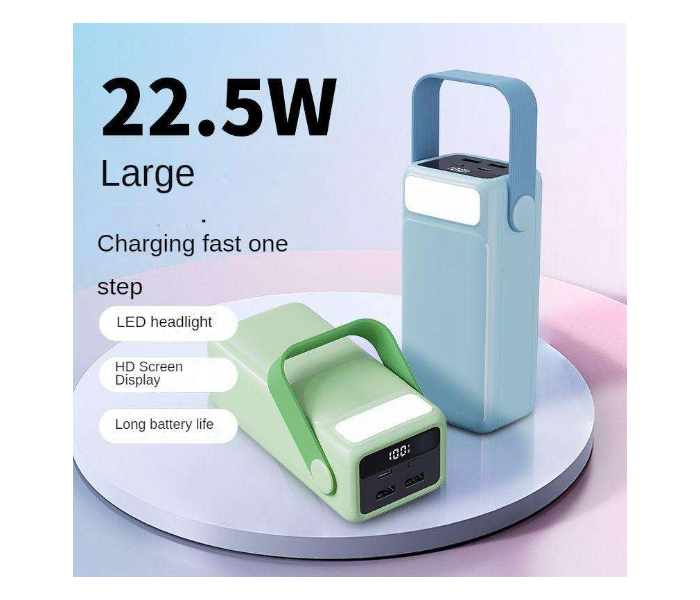 High-Capacity 60000mAh Portable Outdoor Power Bank Dual Fast Charging 22.5W Portable Charger Bank in UAE
