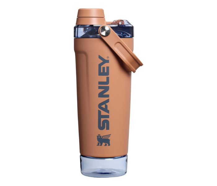 STANLEY Activate Shaker Bottle Leakproof Stainless Steel 20 Oz Toast in UAE