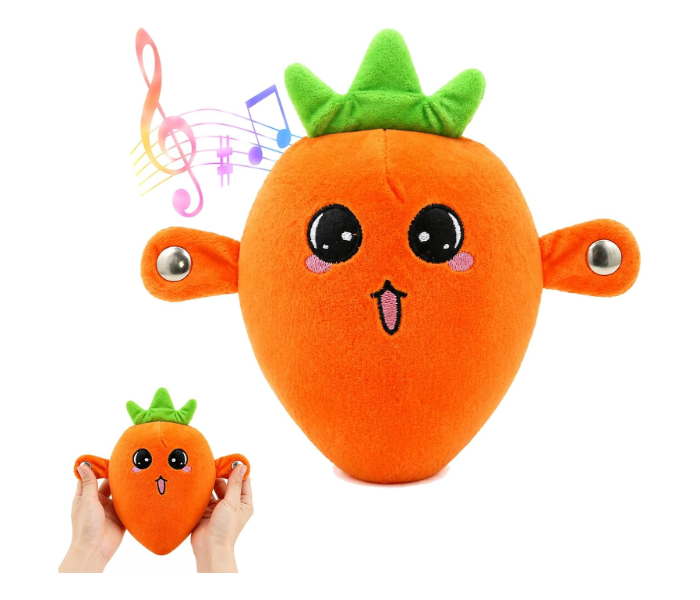 Interactive Carrot – Soft Sensory Music Plush With Sounds, Parent-Child Fun And Early Learning (Carrot) in UAE