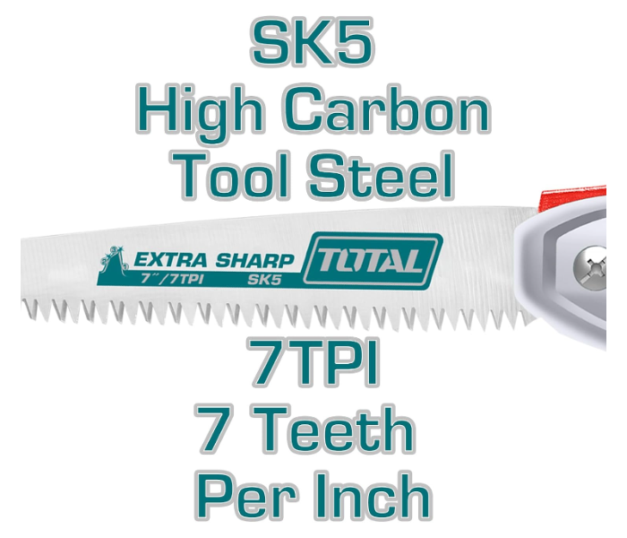 TOTAL Folding Saw 180mm – THFSW1808 in UAE