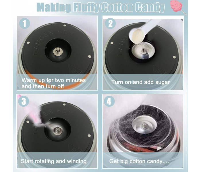 Cotton Candy Machine for Kids Cotton Candy Maker for Home in UAE
