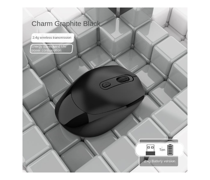  Wireless Mouse Desktop Computer Office Laptop Universal 1600 DPI Battery Version Gaming Mouse in UAE