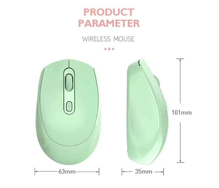  Wireless Mouse Desktop Computer Office Laptop Universal 1600 DPI Battery Version Gaming Mouse in UAE
