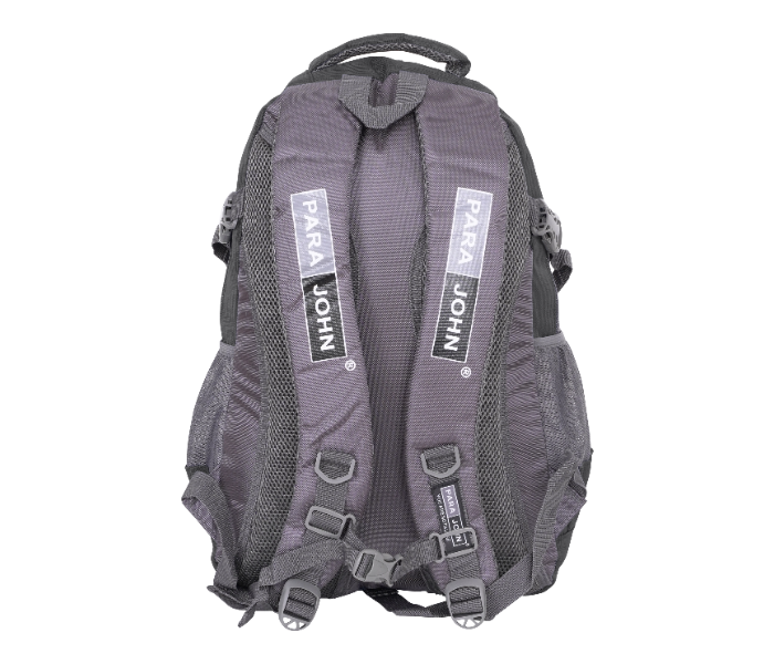 Para John PJSB6009A14 14-Inch Multi-Compartment School Backpack with Front Organizer Pocket, Side Mesh Pockets & Comfort Straps Dark Grey in UAE