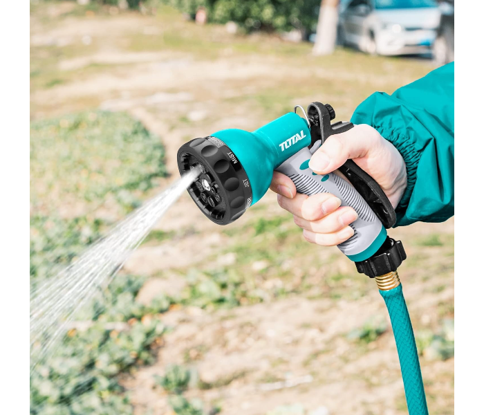 TOTAL 9-Pattern Garden Hose Spray Nozzle – Adjustable Water Spray Gun for Lawn, Garden, Car Washing & Plant Watering | THWS010901 in UAE