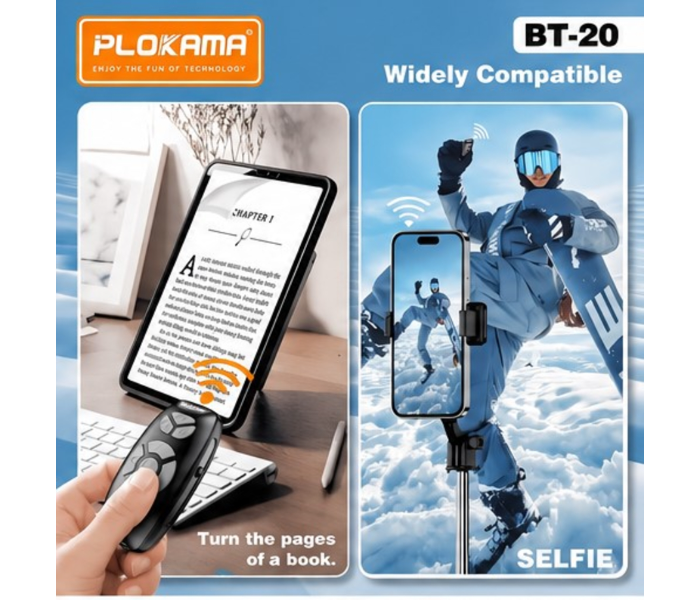 Plokama BT-20 Bluetooth Remote Control (10M Range) in UAE