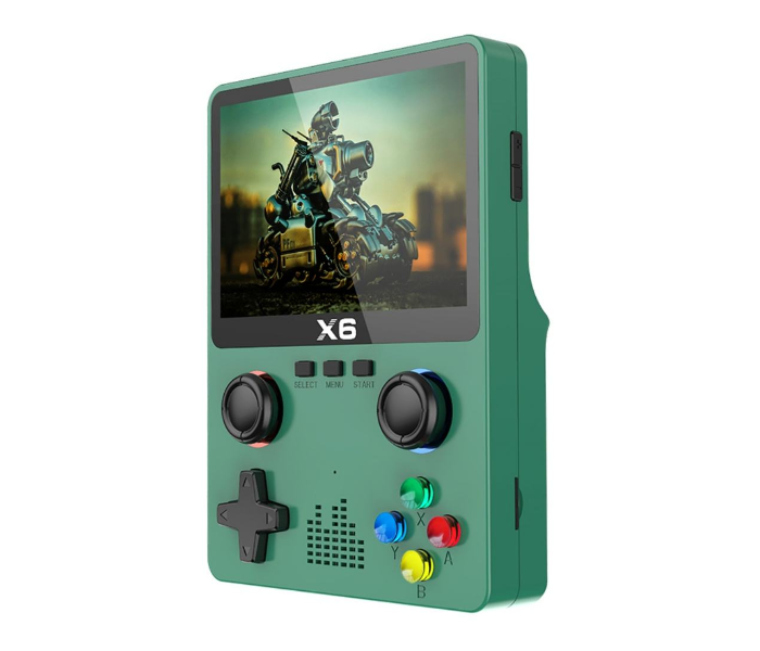 X6 Handheld Retro Game Console 32GB Green in UAE