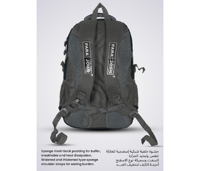 Para John PJSB6000A16-R 16-Inch Student School Backpack with Multi Compartments & Comfort Straps Navy Blue in UAE