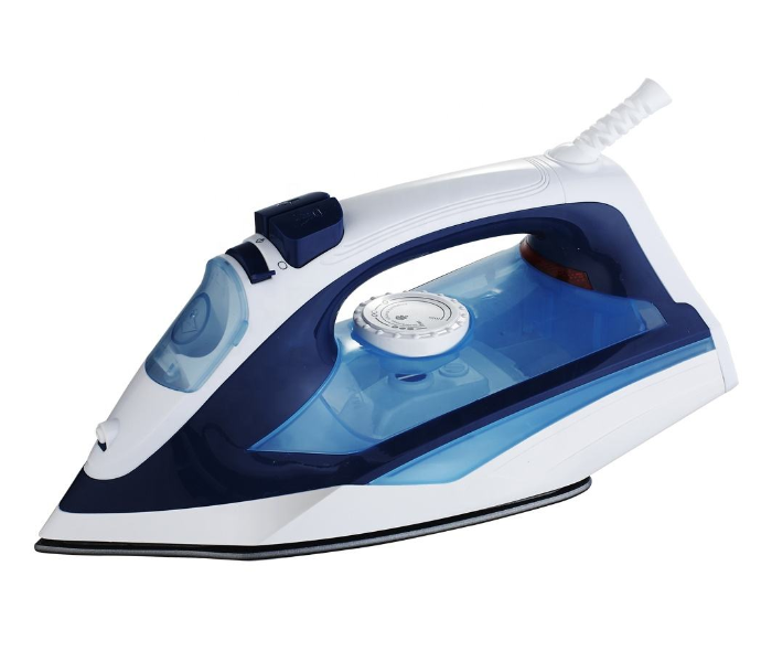 Silver Cerst 2200W Powerful Steam Iron With Ceramic Base Plate & Built-in Sprinkler, Smooth Glide Electric Clothes Press For Garment Care in UAE