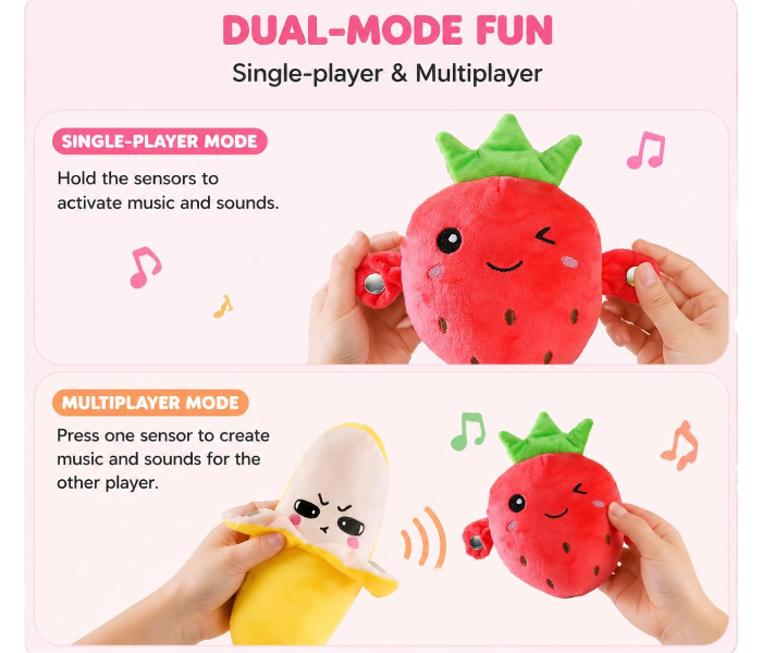 Interactive Carrot – Soft Sensory Music Plush With Sounds, Parent-Child Fun And Early Learning (Carrot) in UAE
