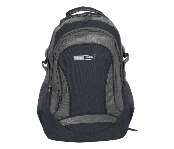 Para John PJSB6009A14 14-Inch Multi-Compartment School Backpack with Front Organizer Pocket, Side Mesh Pockets & Comfort Straps Dark Navy Blue in UAE